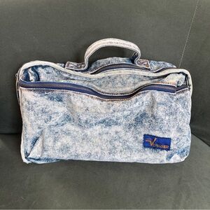 Lebo Voyager Acid Wash Blue Denim Bag